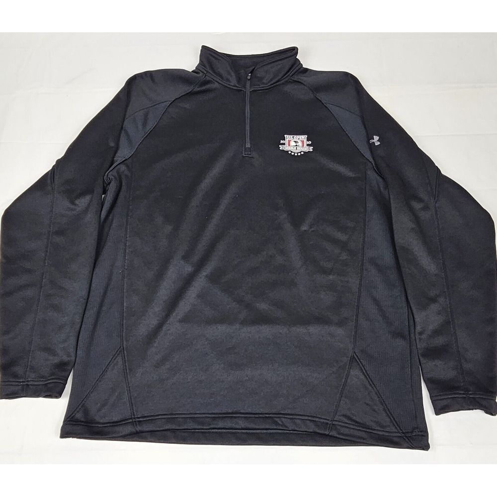 Under Armour Pebble Beach US Open Pullover Mens Large. 2010 Qt‎ Zip Longsleeve